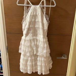 Alexis white dress new with tags